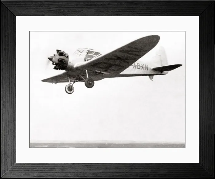 Framed Print : Airspeed Courier aircraft monoplane, 1933 Framed Print : Airspeed Courier aircraft monoplane, 1933