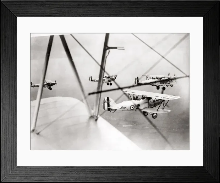 Framed Print : Hawker Hart day bombers, over Upper Heyford Framed Print : Hawker Hart day bombers, over Upper Heyford