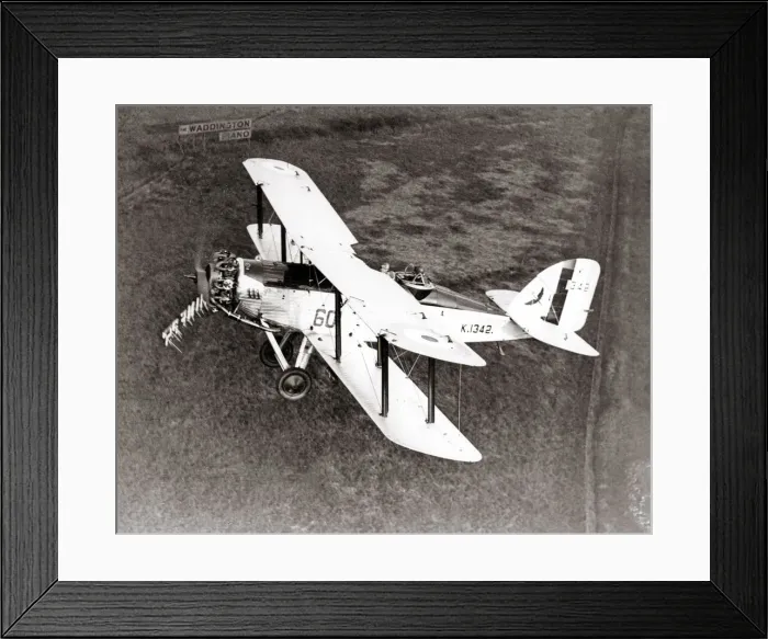 Framed Print : Biplane in rehearsal for Hendon Air Show, 1932 Framed Print : Biplane in rehearsal for Hendon Air Show, 1932