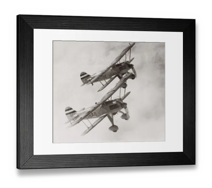Framed Print : 1935 Richthofen Squadron, German Luftwaffe, biplanes Framed Print : 1935 Richthofen Squadron, German Luftwaffe, biplanes