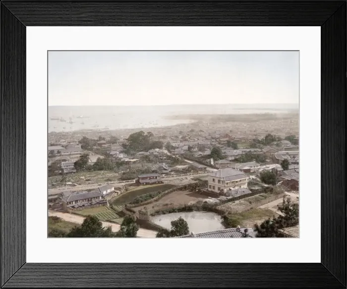 Framed Print : c. 1880s Japan - view of Kobe Framed Print : c. 1880s Japan - view of Kobe