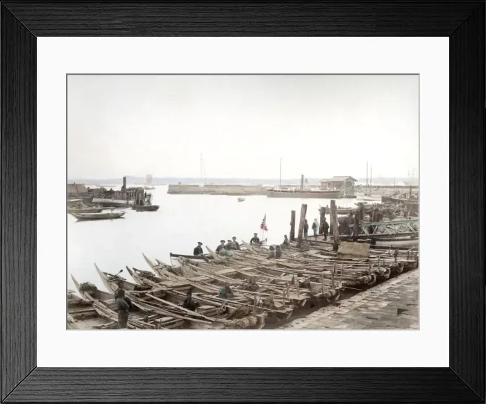 Framed Print : c. 1880s Japan - Hatoba at Yokohama Framed Print : c. 1880s Japan - Hatoba at Yokohama