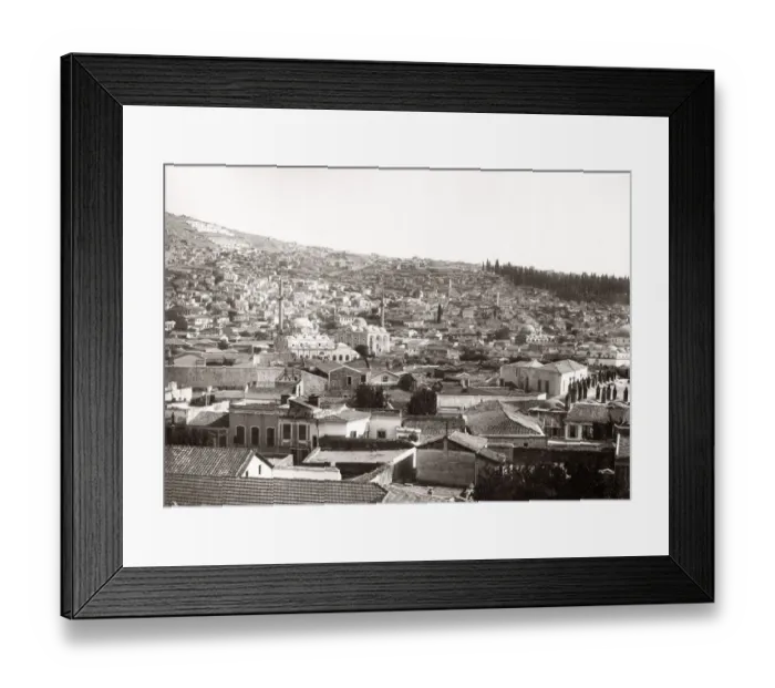 Framed Print : Rooftop view of Smyrna (Izmir) Turkey, c. 1880 s Framed Print : Rooftop view of Smyrna (Izmir) Turkey, c. 1880 s