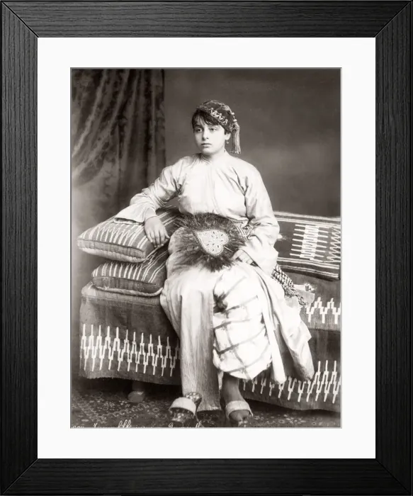 Framed Print : Young Jewish woman from Beirut, Lebanon, c. 1880 s Framed Print : Young Jewish woman from Beirut, Lebanon, c. 1880 s