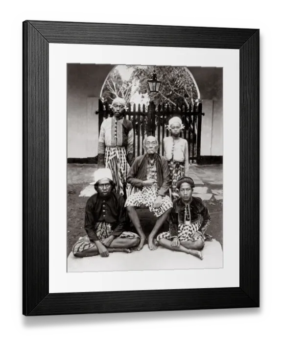 Framed Print : c. 1880 South East Asia - the Rajah of Lombok, Indonesia Framed Print : c. 1880 South East Asia - the Rajah of Lombok, Indonesia