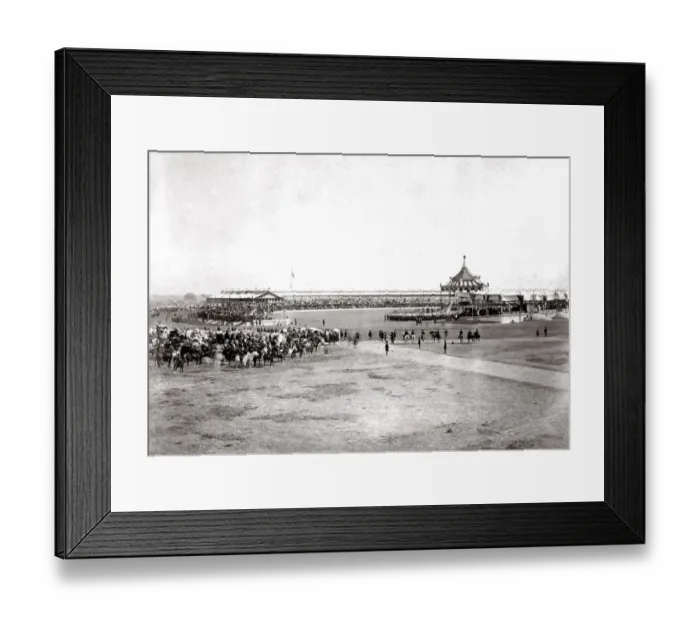 Framed Print : c. 1880s India - imperial durbar, probably Rawalpindi Framed Print : c. 1880s India - imperial durbar, probably Rawalpindi