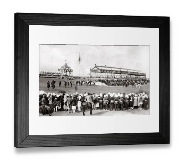 Framed Print : c. 1880s India - imperial durbar, probably Rawalpindi Framed Print : c. 1880s India - imperial durbar, probably Rawalpindi