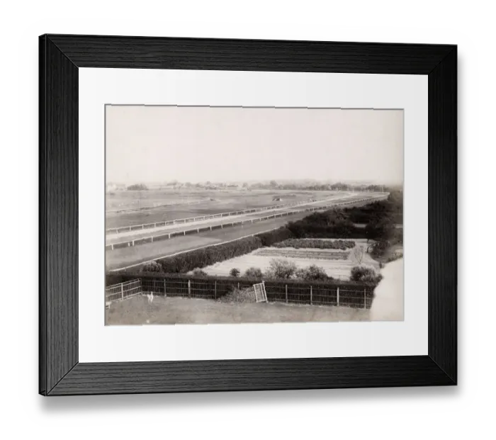 Framed Print : View of racecourse, horse racing, Shanghai, China, c. 1890 Framed Print : View of racecourse, horse racing, Shanghai, China, c. 1890