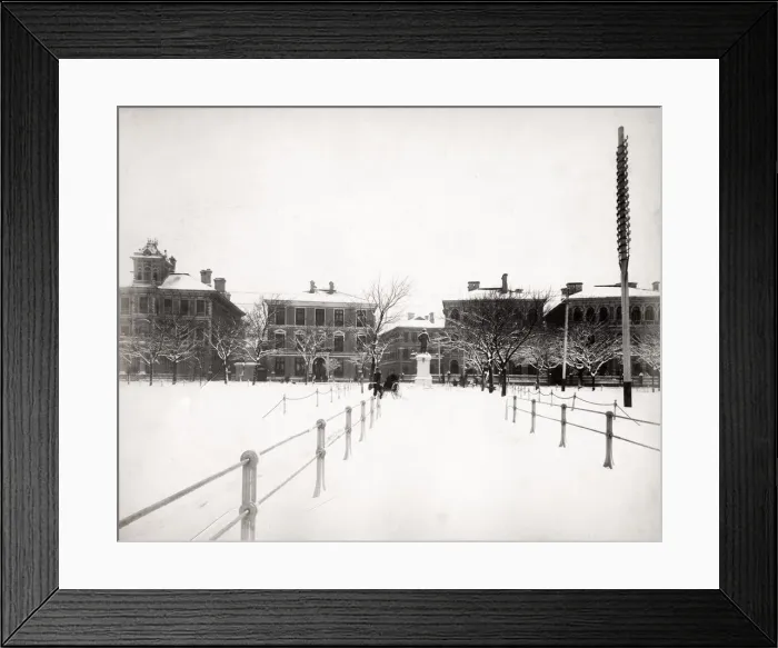 Framed Print : 1890s China - snow scene, iShanghai Framed Print : 1890s China - snow scene, iShanghai