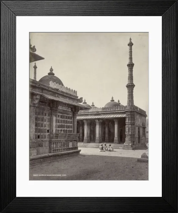 Framed Print : Rani Sipris Mosque, Ahmedabad, India Framed Print : Rani Sipris Mosque, Ahmedabad, India