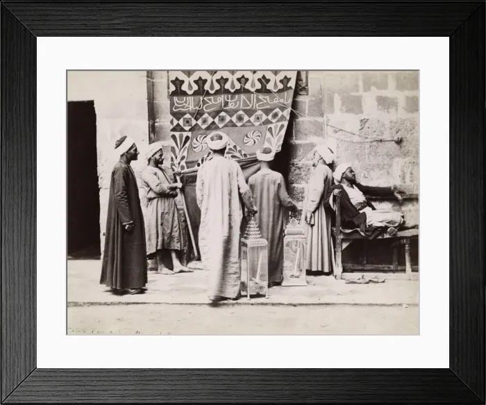 Framed Print : Muslim men going to prayers, Cairo, Egypt Framed Print : Muslim men going to prayers, Cairo, Egypt