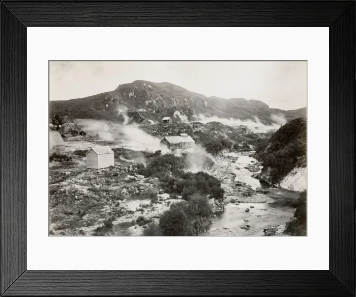 Framed Print : Hot springs, Whakarewarewa, New Zealand Framed Print : Hot springs, Whakarewarewa, New Zealand