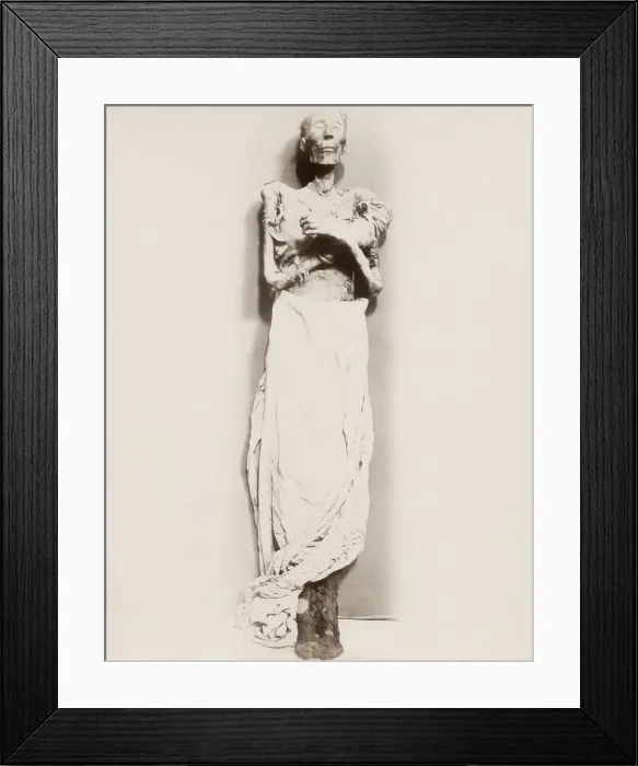 Framed Print : Full length mummy, Egypt, mummified man Framed Print : Full length mummy, Egypt, mummified man