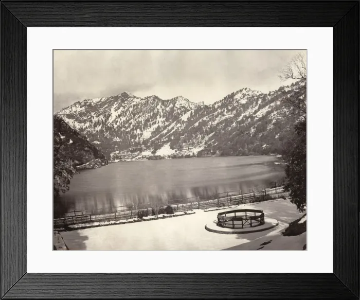 Framed Print : View at Nainital India, in the snow Framed Print : View at Nainital India, in the snow