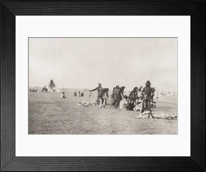 Framed Print : Blackfoot Reserve, Canada, Notman studio Framed Print : Blackfoot Reserve, Canada, Notman studio