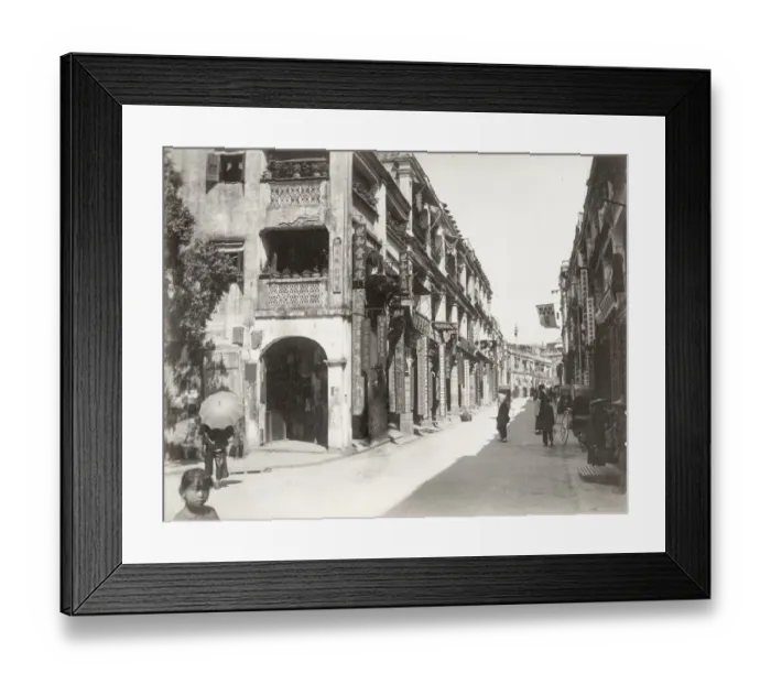Framed Print : Hong Kong - Chinese quarter of the city Framed Print : Hong Kong - Chinese quarter of the city
