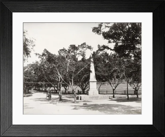 Framed Print : Monument in a park, Hong Kong Framed Print : Monument in a park, Hong Kong