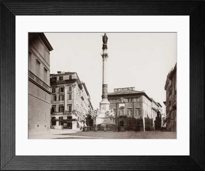 Framed Print : Column of the Immaculate Conception Piazza Mignanelli, Rome Framed Print : Column of the Immaculate Conception Piazza Mignanelli, Rome