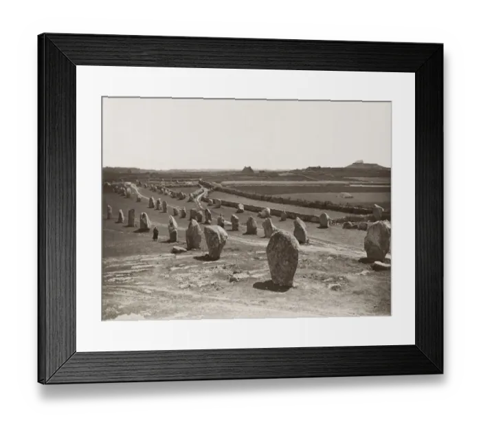 Framed Print : Likelyto be he Carnac stones Brittany in northwestern France Framed Print : Likelyto be he Carnac stones Brittany in northwestern France