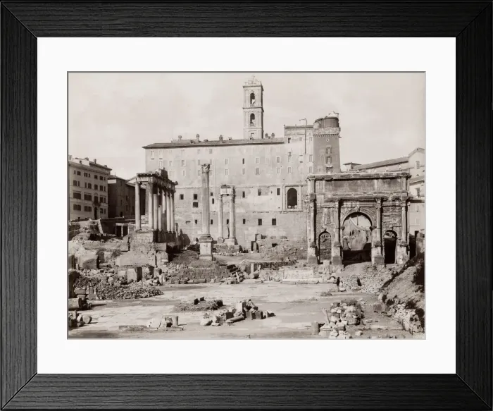 Framed Print : Archaeological ruins, Roman Forum, Rome, Italy Framed Print : Archaeological ruins, Roman Forum, Rome, Italy
