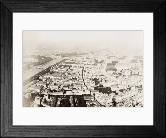 Framed Print : Aeriel view of Paris city centre, France Framed Print : Aeriel view of Paris city centre, France