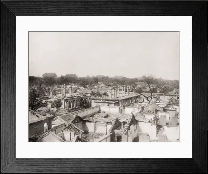 Framed Print : Legation Quarter, Peking Beijing, China. Boxer rebellion Framed Print : Legation Quarter, Peking Beijing, China. Boxer rebellion