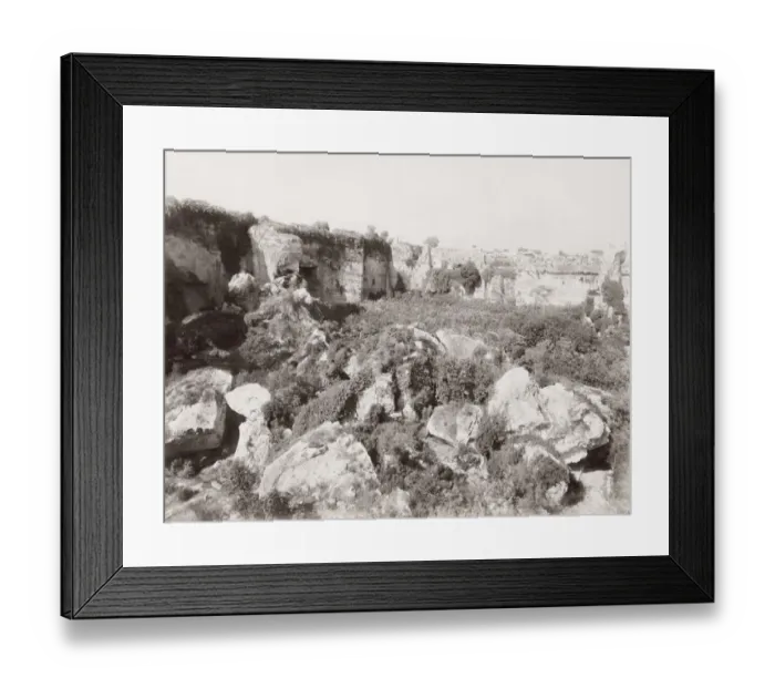 Framed Print : Latomie del Paradiso, quarry, Syracuse, Italy Framed Print : Latomie del Paradiso, quarry, Syracuse, Italy