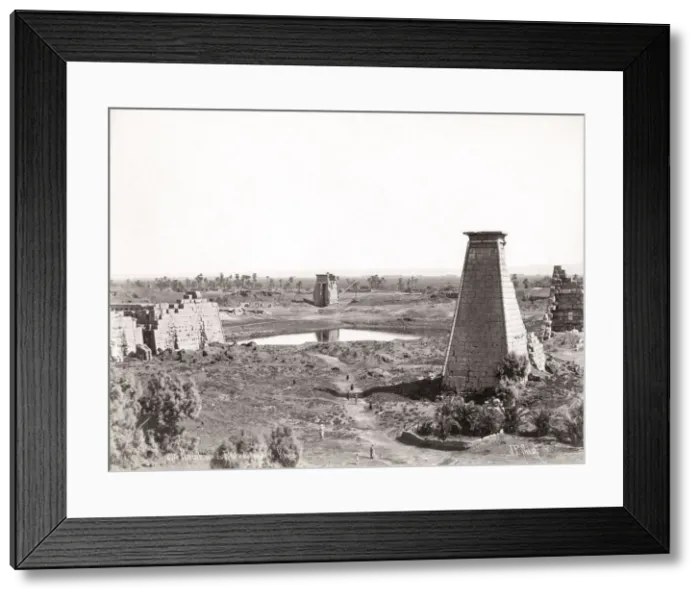 Framed Print : The Karnak Temple Complex, Luxor, in Egypt Framed Print : The Karnak Temple Complex, Luxor, in Egypt