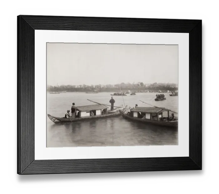 Framed Print : Pleasure boats, Japan Framed Print : Pleasure boats, Japan