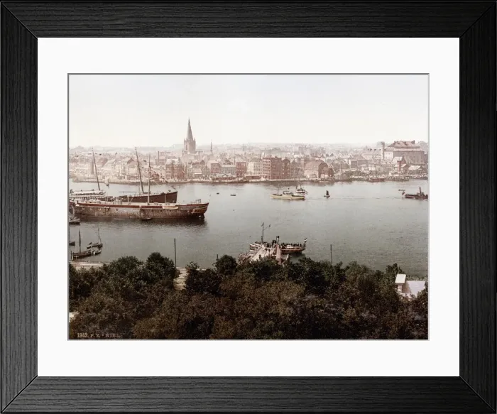 Framed Print : Kiel, River Elbe, Germany Framed Print : Kiel, River Elbe, Germany