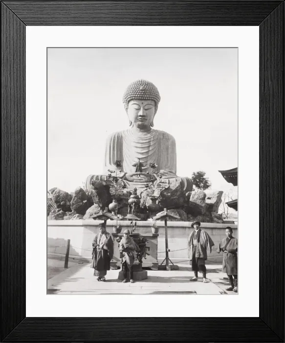 Framed Print : Diabutsu, Buddhist statue, Hiogo Framed Print : Diabutsu, Buddhist statue, Hiogo