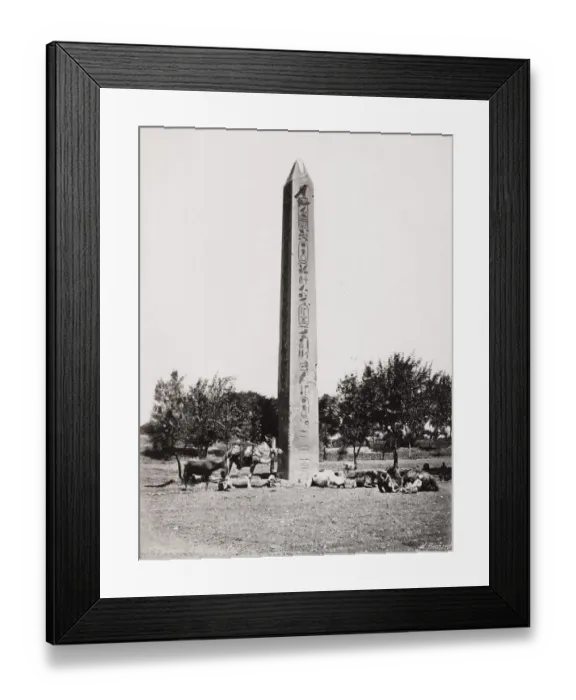 Framed Print : Obelisk Heliopolis, Cairo, Egypt Framed Print : Obelisk Heliopolis, Cairo, Egypt