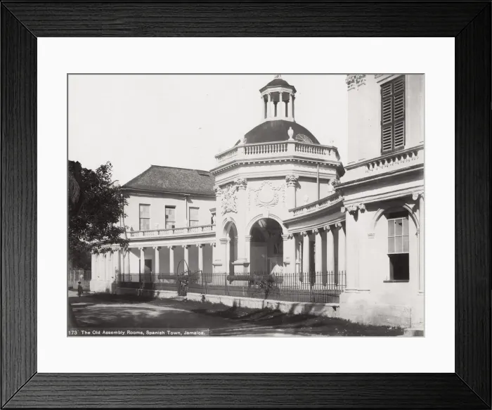 Framed Print : Old Assembly Rooms, Spanish Town Jamaica Framed Print : Old Assembly Rooms, Spanish Town Jamaica