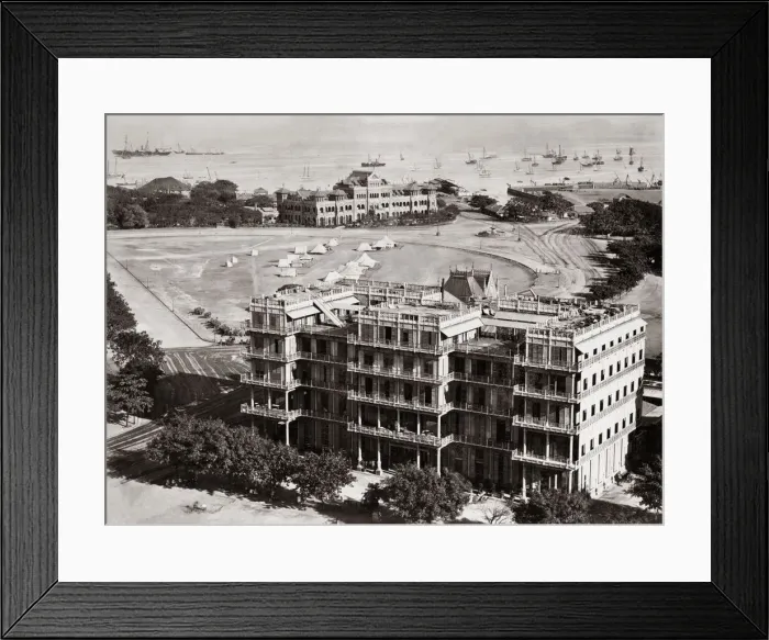 Framed Print : Watsons Hotel, Bombay, (Mumbai) India, c. 1880 s Framed Print : Watsons Hotel, Bombay, (Mumbai) India, c. 1880 s