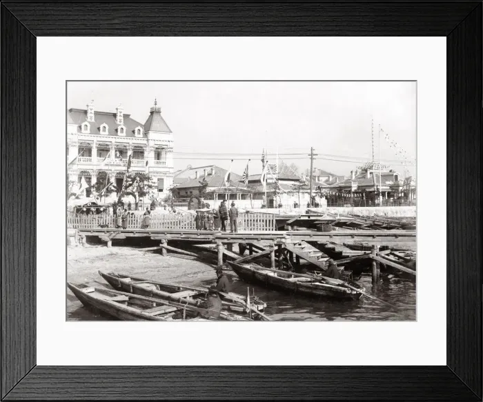 Framed Print : Kobe Bund, Japan Framed Print : Kobe Bund, Japan