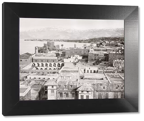 1880s - view of Beirut Lebanon