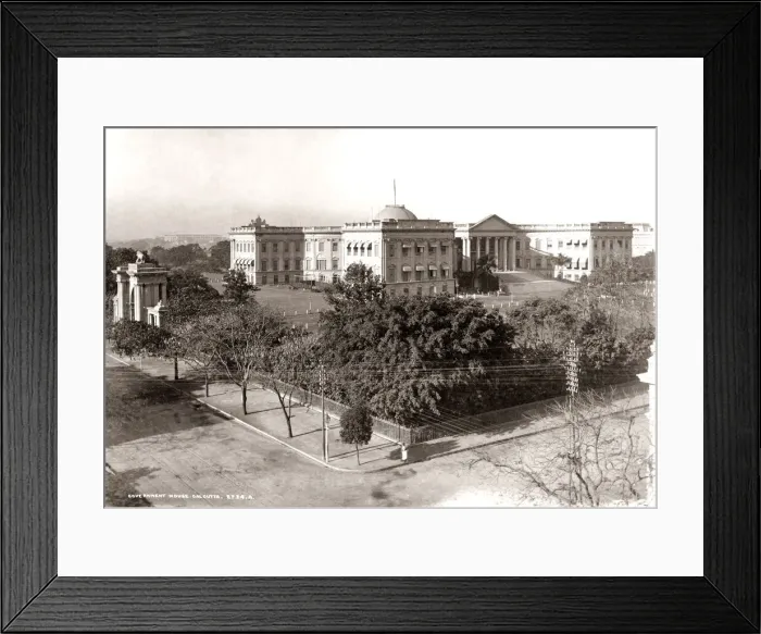 Framed Print : Government House, Calcutta, c. 1880 s Framed Print : Government House, Calcutta, c. 1880 s