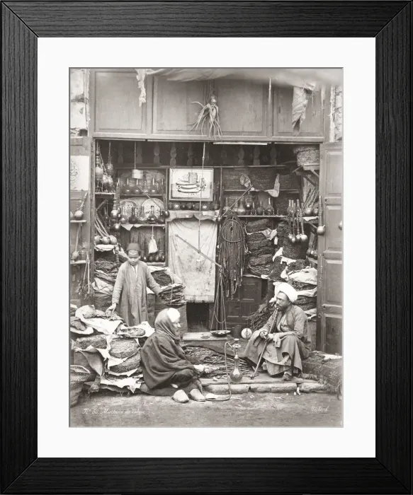 Framed Print : Tobacco merchant, Cairo, Egypt, c. 1880 s Framed Print : Tobacco merchant, Cairo, Egypt, c. 1880 s