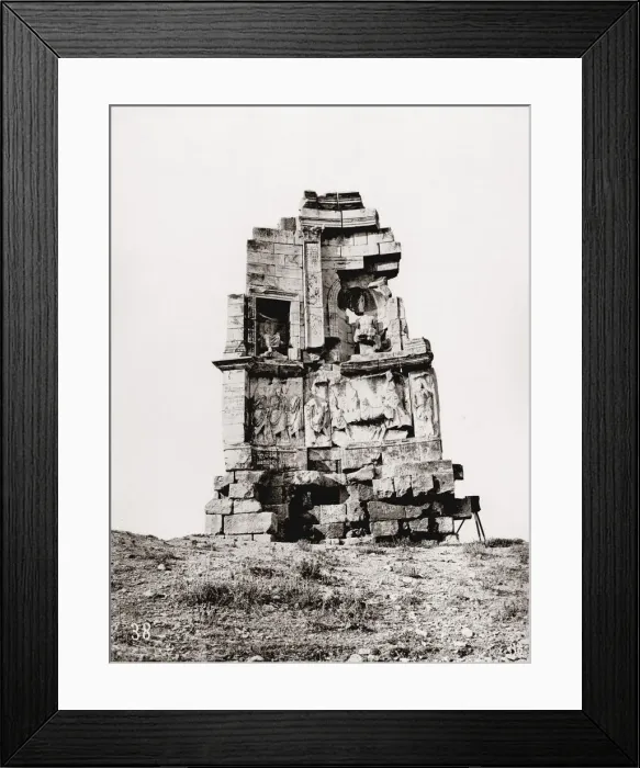 Framed Print : Greece, moument of Philipappos, Athens, c. 1880 Framed Print : Greece, moument of Philipappos, Athens, c. 1880