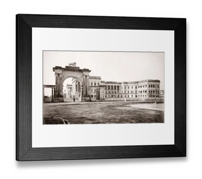 Framed Print : Government House, Calcutta, Kolkata, India, 1860 s Framed Print : Government House, Calcutta, Kolkata, India, 1860 s