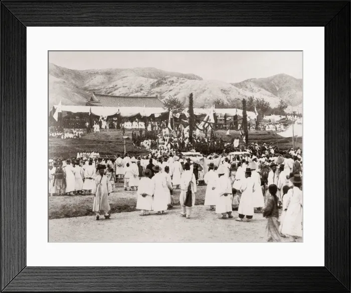 Framed Print : Festival, Seoul, Korea, 1900 Framed Print : Festival, Seoul, Korea, 1900