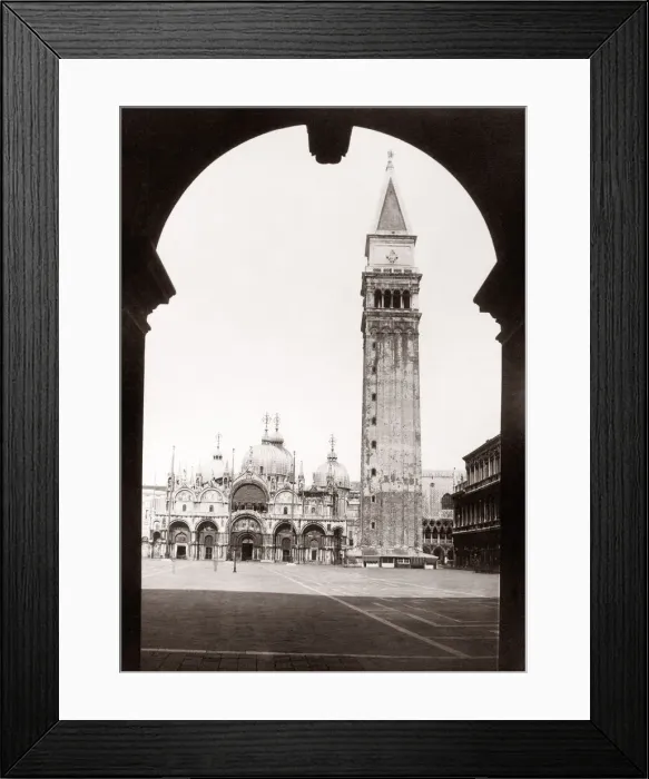 Framed Print : Campanile and St Marks cathedral, Venice, Italy Framed Print : Campanile and St Marks cathedral, Venice, Italy
