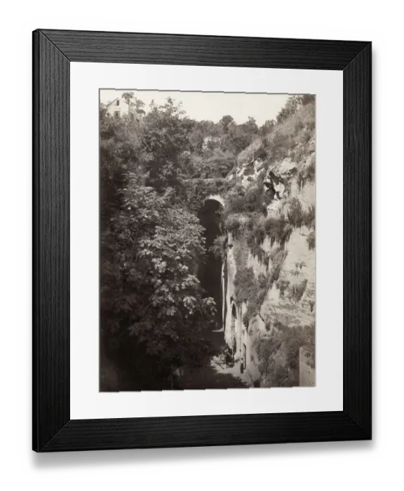 Framed Print : Crypta Neapolitana, Piedigrotta, Naples, , Italy Framed Print : Crypta Neapolitana, Piedigrotta, Naples, , Italy