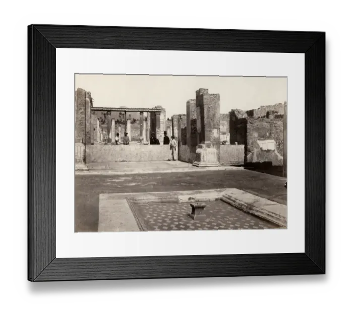 Framed Print : The House of the Faun, Pompeii, Italy Framed Print : The House of the Faun, Pompeii, Italy
