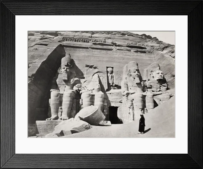 Framed Print : Great temple of Abu Simbel, rock cut, Egypt Framed Print : Great temple of Abu Simbel, rock cut, Egypt