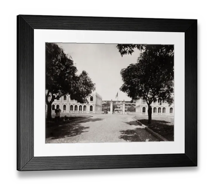 Framed Print : Mmiltary hospital, Saigon, Hochiminh City Vietnam Framed Print : Mmiltary hospital, Saigon, Hochiminh City Vietnam