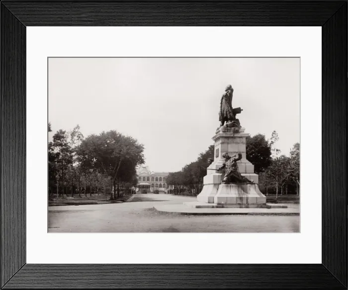 Framed Print : Monument of Leon Gambetta, Saigon, Vietnam Framed Print : Monument of Leon Gambetta, Saigon, Vietnam