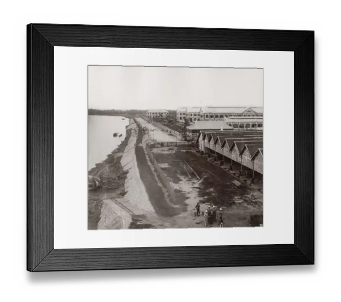 Framed Print : Hanoi Hospital, French Indochina, Vietnam Framed Print : Hanoi Hospital, French Indochina, Vietnam