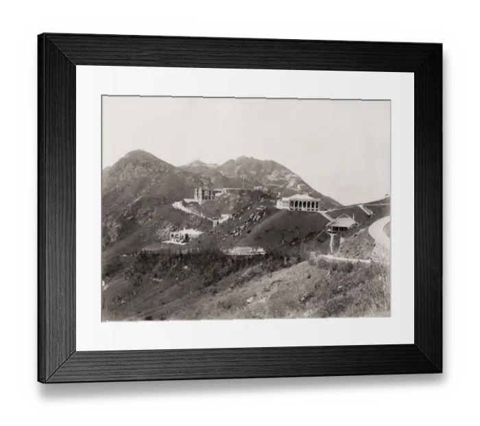 Framed Print : Houses on the Peak, Hong Kong Framed Print : Houses on the Peak, Hong Kong