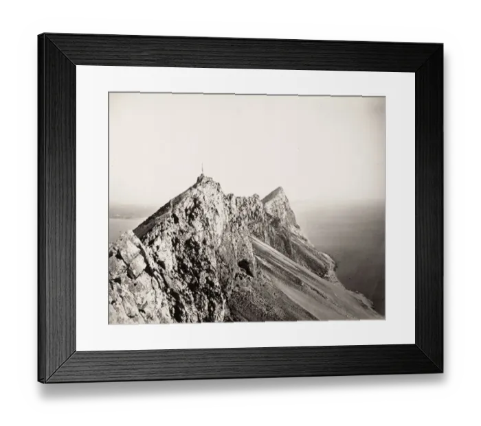 Framed Print : Telegraph signal station, Gibraltar Framed Print : Telegraph signal station, Gibraltar
